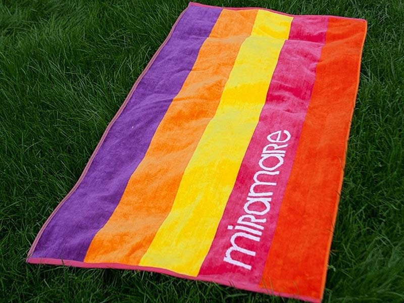 Welurowy Ręcznik Plażowy Miramare 03 70x140 cm