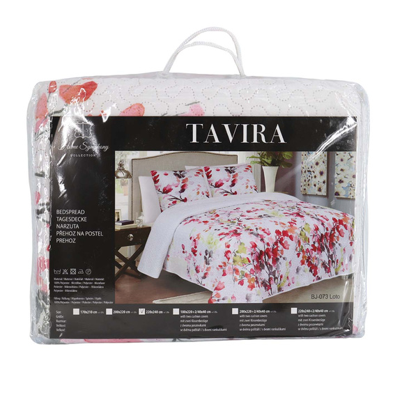 Dwustronna Narzuta TAVIRA BJ-073 Loto 220x240+2x40x40	