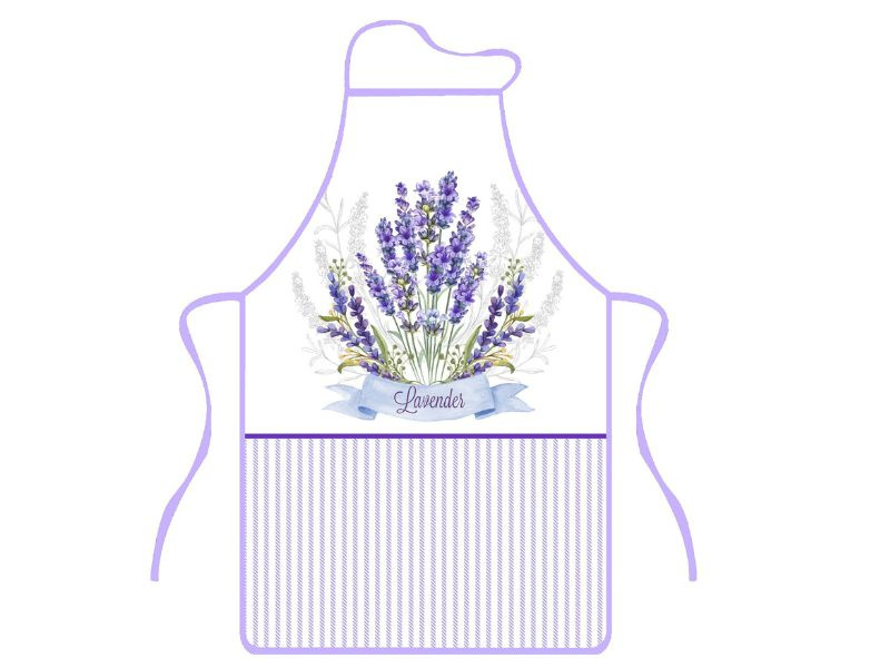 Fartuszek Kuchenny Lavender II F21A159