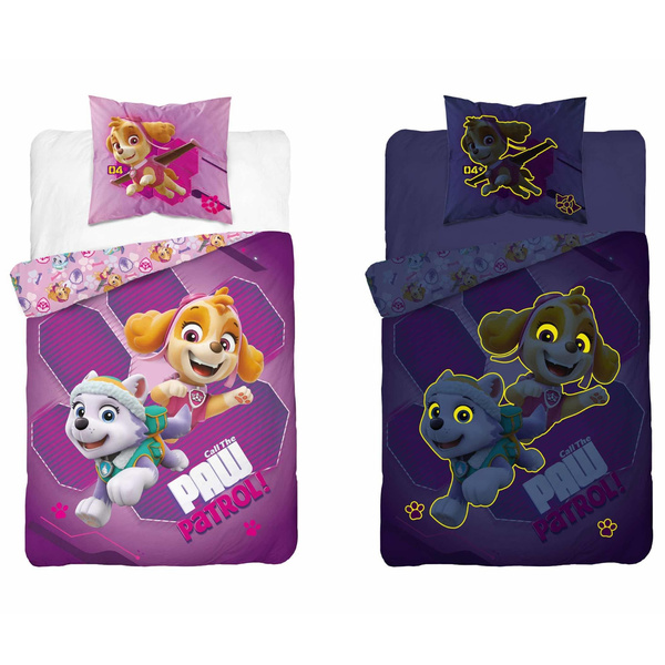 Pościel Psi Patrol 140x200+70x80 PAW PATROL 31 FLUO
