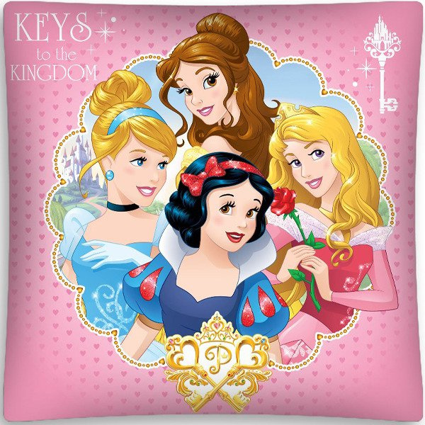 Poduszka 3D Princess 03 40x40 cm Zestaw