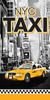 Ręczniki Plażowe Magiczny Nowy York Taxi  70x140 cm