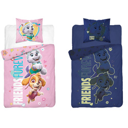 Pościel Psi Patrol 140x200+70x80 PAW PATROL 24 FLUO