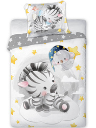 Pościel Dziecięca 100x135+40x60 Przytulaki 12 Zebra
