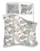 Komplet Pościeli Satyna Bawełniana 220x200+ 2x70x80 Boho 002 Liście