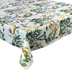 Obrus Plamoodporny Druk Fantazyjne Liście