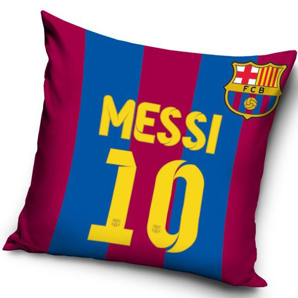Poduszka FC Barcelona FCB1008-2 Messi 40x40 cm Zestaw
