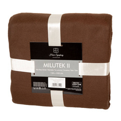Koc Polarowy Milutek 130x170 Brązowy