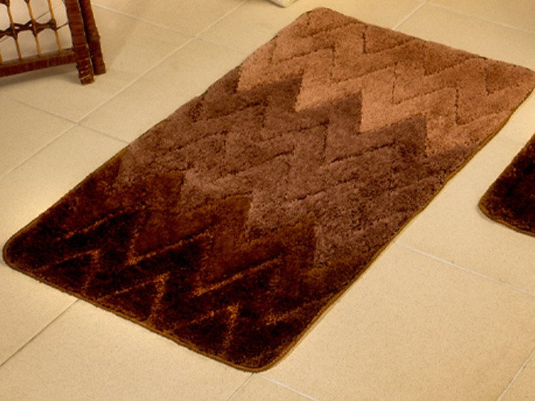 Dywaniki Łazienkowe Zig Zag Coffee 81