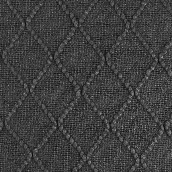 Koc Żakardowy Neria z Frędzlami Grafitowy Ciemnoszary 150x200 cm