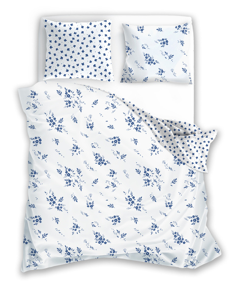 Komplet Pościeli Satyna Bawełniana 160x200+ 2x70x80 Milagro Verde 012