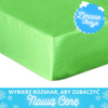 Prześcieradło Bawełniane z Gumką Satynowe Zielone