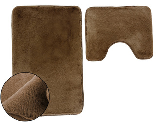 Dywaniki Łazienkowe Lombok II Brązowy 2 cz.