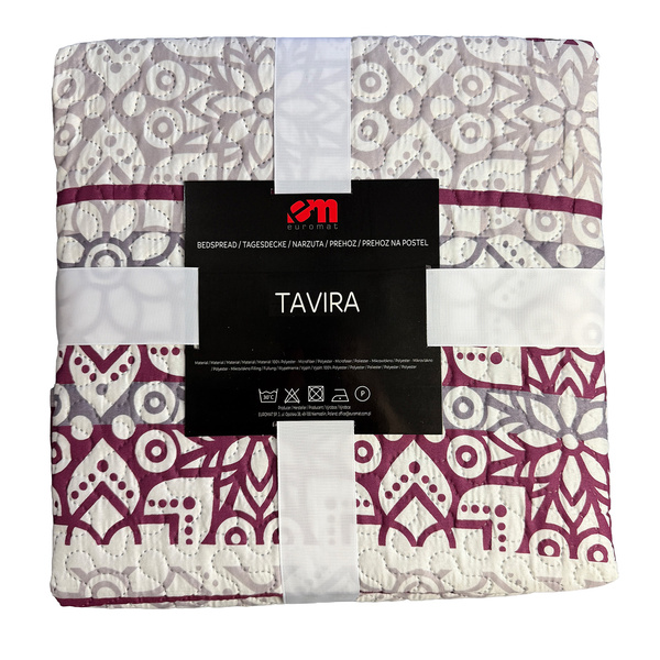 Dwustronna Narzuta TAVIRA J-0129-4 Ciao 220x240+2x40x40