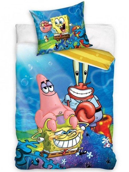 Pościel Bawełniana SpongeBob Kanciastoporty SBOB201001
