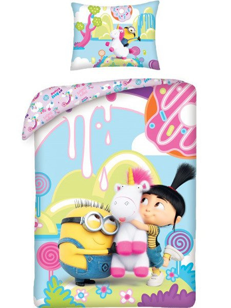 Pościel Bawełniana Gru, Dru i Minionki MN-9900BL