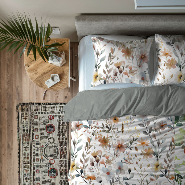 Komplet Pościeli Satyna Bawełniana 160x200+ 2x70x80 Boho 006