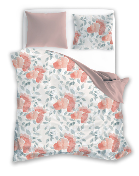 Komplet Pościeli Satyna Bawełniana 220x200+ 2x70x80 Milagro Verde 027