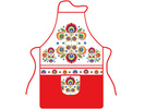 Fartuszek Kuchenny Folk K2267B Czerwony