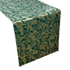 Dwustronne Bieżniki Plamoodporne Świąteczny Zielony Jemioła Z-3514