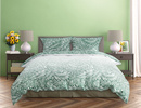Komplet Pościeli Satyna Bawełniana 220x200+ 2x70x80 Milagro Verde 010