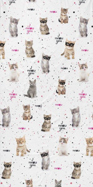 Prześcieradło Bawełniane Koty Meow You MH 04 90x200 cm