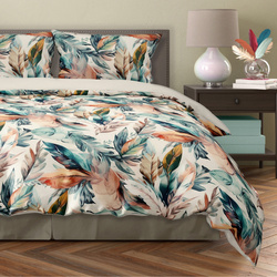 Komplet Pościeli Satyna Bawełniana 220x200+ 2x70x80 Milagro Verde 005