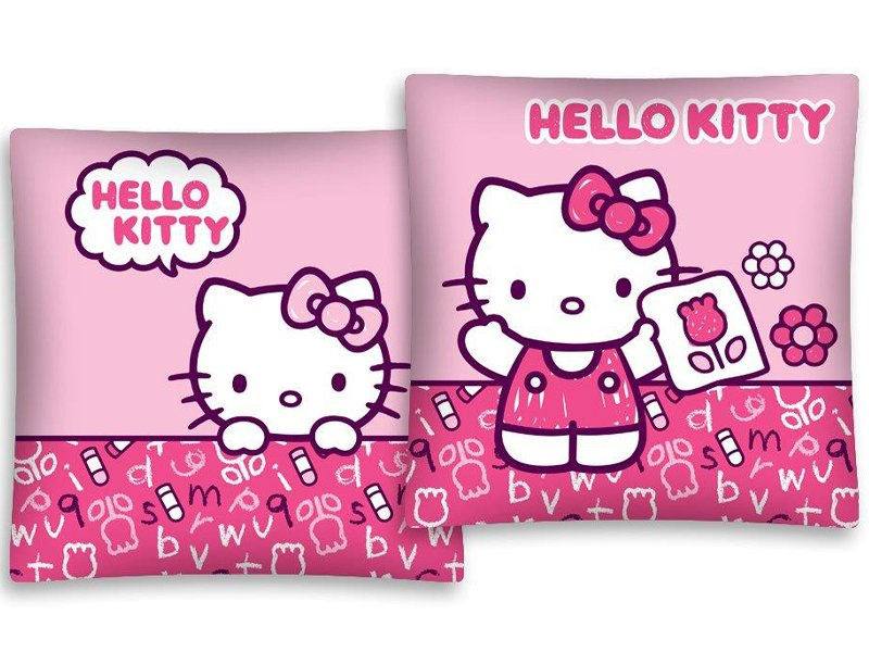 Poduszka Dwustronna Hello Kitty 15 40x40 cm Zestaw