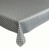 Obrus Plamoodporny Grafit Srebro Zig Zag 2124