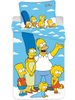 Pościel Bawełniana Simpsons Blue 