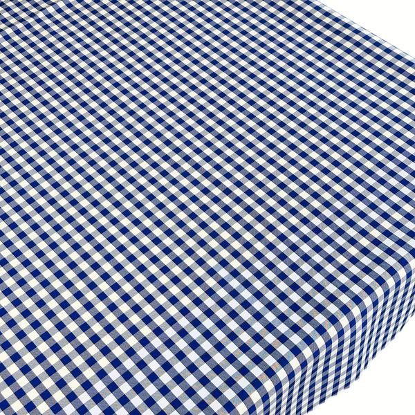 Obrus Plamoodporny Greta Druk Krata Niebieski