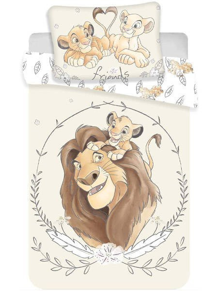 Pościel Dziecięca 100x135+40x60 Lion King-BABY