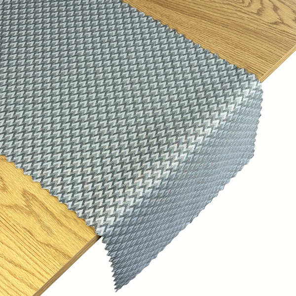 Bieżnik Plamoodporny Grafit Srebro Zig Zag 2124