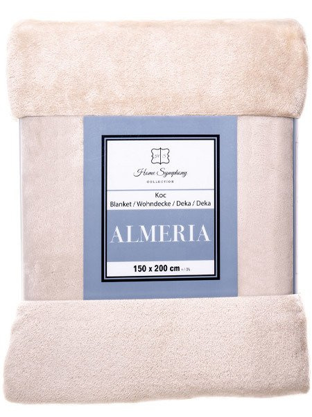 Koc z Mikrofibry Almeria Caffe Latte