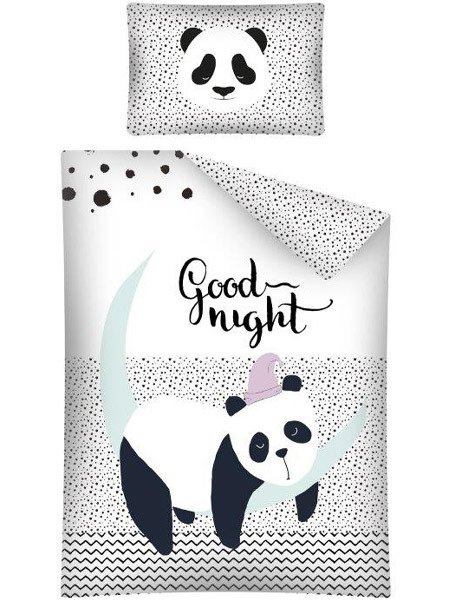 Pościel Dziecięca 100x135+40x60 Panda 2653A
