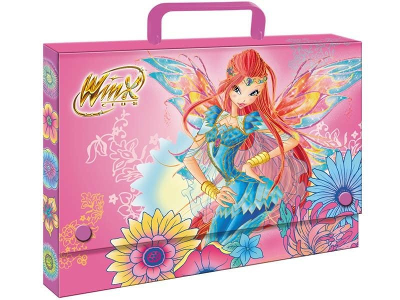 Teczka Szkolna z Rączką A4 Winx 32x24x4,5cm.