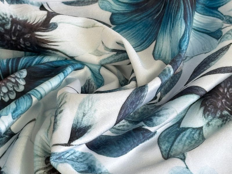 Dekoracyjna Poszewka Natura Niebieskie Kwiaty F24A275 40x40 cm