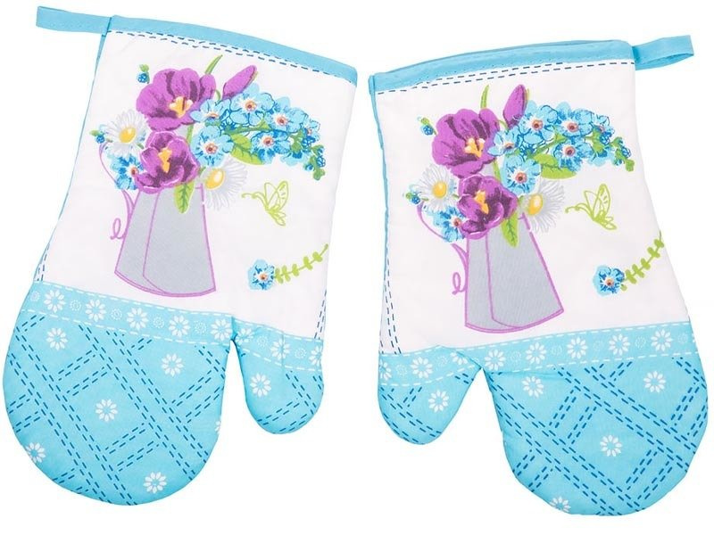Rękawice Kuchenne z Magnesem Flower II F9109