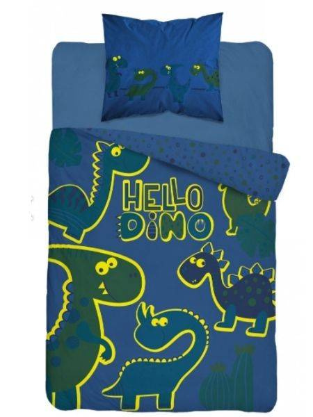Pościel Bawełniana Dinozaur DINO 3178A Glow