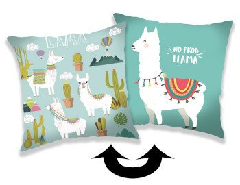 Poszewka Dekoracyjna Lama cekiny 01 40x40 cm