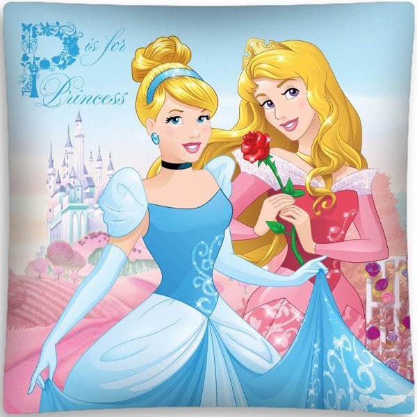 Poduszka 3D Princess 04 40x40 cm Zestaw