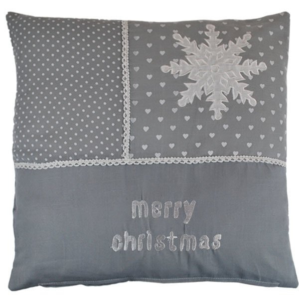 Poszewka Świąteczna Home Merry Grey 036 45x45 cm