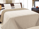 Dwustronna Narzuta Vigo II Cappuccino Ecru 11 180x220+2x40x40