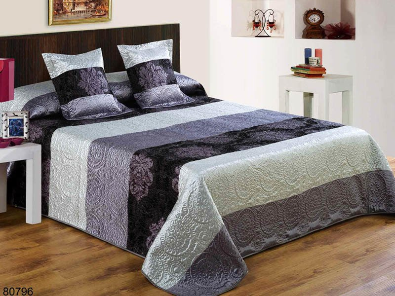Narzuty Satynowe Toledo 80796 Szara