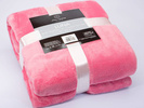 Koc z Mikrofibry Luna Różowy Baby Pink
