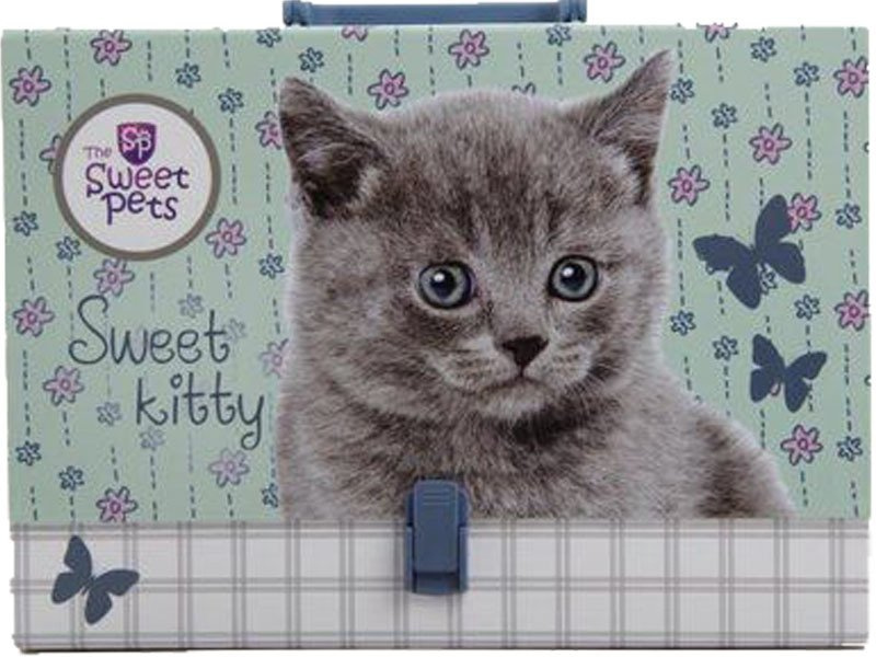 Teczka Szkolna A4 z Rączką The Sweet Pets Kot Kotek