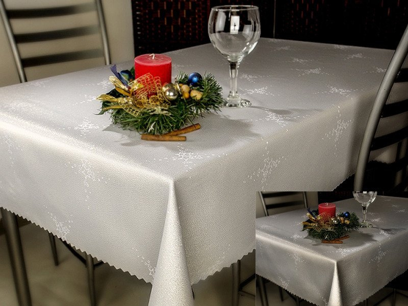Dwustronne Bieżniki i Serwety Plamoodporne Świąteczny Jasno Złote Małe Gwiazdy
