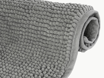 Dywanik Łazienkowy Madura Szary Jasny Popiel 50x80 cm