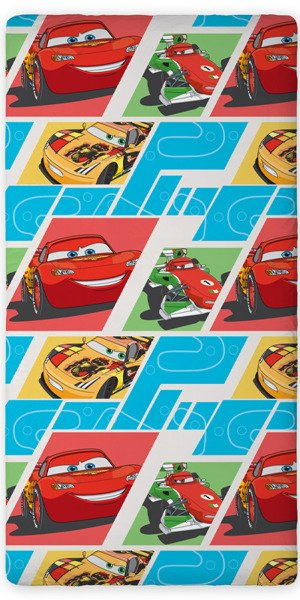 Prześcieradło Bawełniane Disney Cars 02 90x200 cm