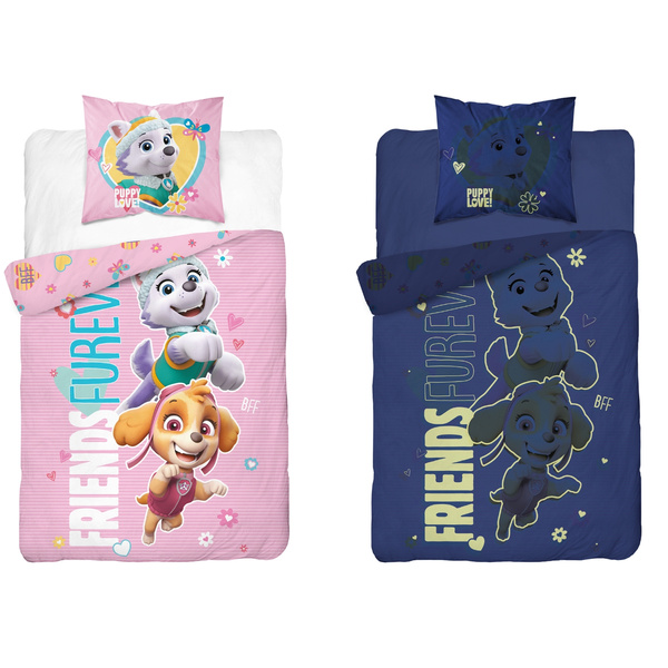 Pościel Psi Patrol 140x200+70x80 PAW PATROL 24 FLUO